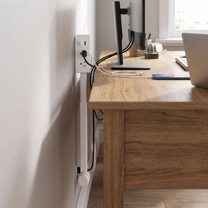 Regleta retráctil con USB-C